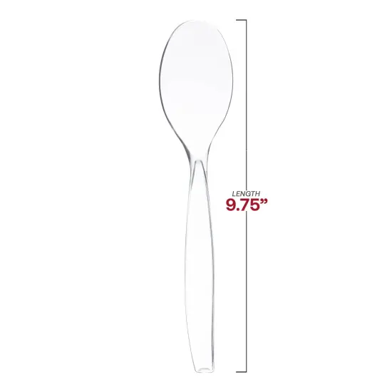 Clear Disposable Plastic Serving Spoons (150 Spoons) {3}