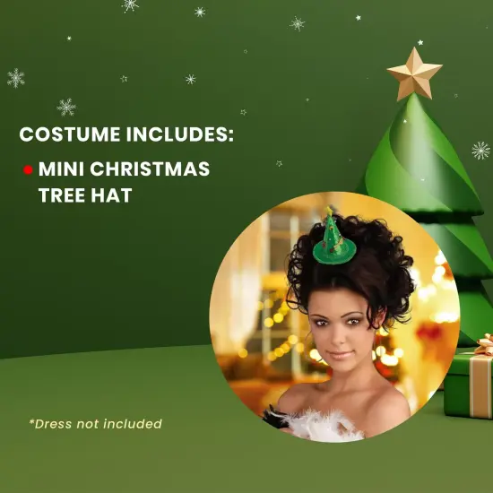 Christmas Tree Mini Costume Hat {5}
