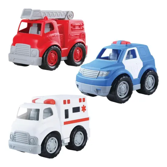 Kaplan Early Learning Company To the Rescue Vehicles - Set of 3 {1}