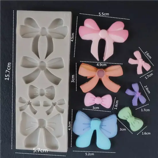 Princess bows 6 count {3}