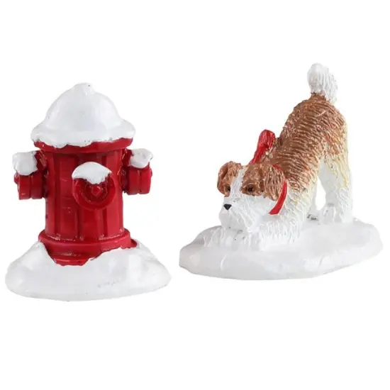 Lemax Snow Hydrant Set/2 {1}
