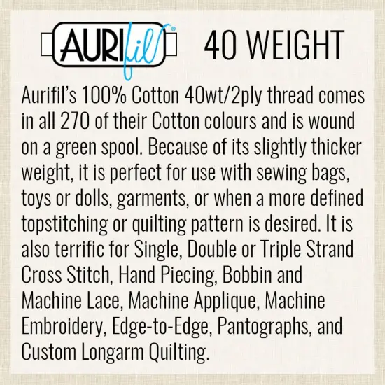 Paprika (2270) | 40wt Cone (4700M / 5140Y) | Aurifil Thread {3}