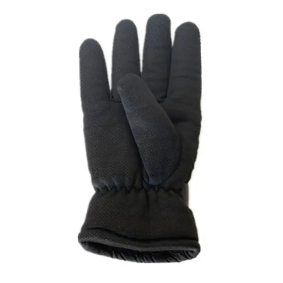 Solid Wing Black Waterproof Ski Gloves for Winter Adventures {4}