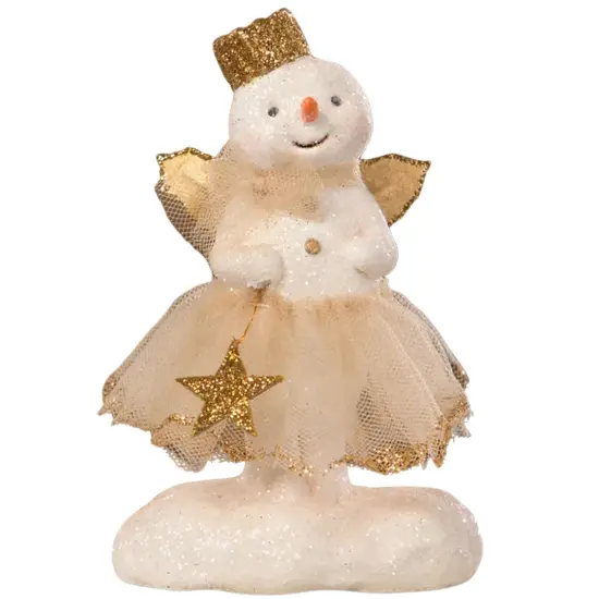 Snow Angel Holding Star 4.5" {1}