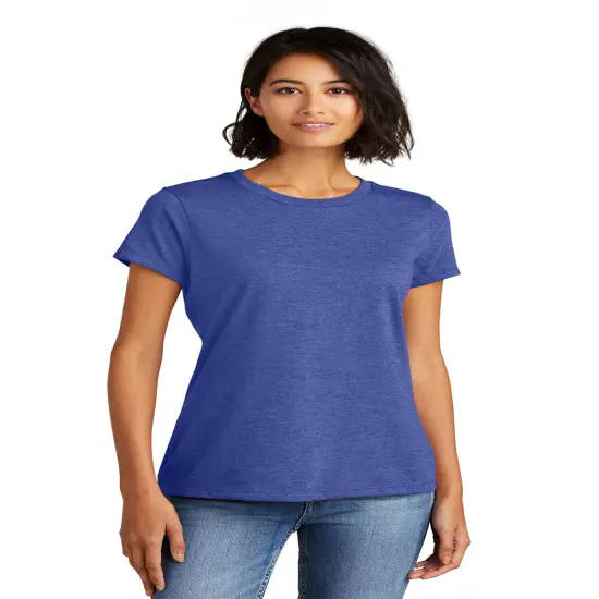 District&reg; Women&rsquo;s Very Important Short Sleeve Crow Nack Tee Royal Frost {5}