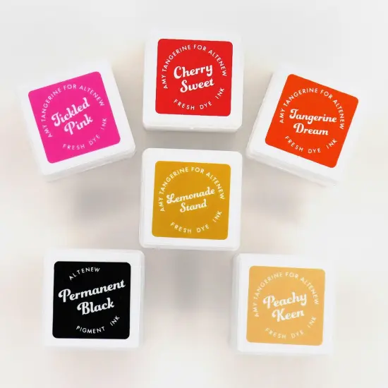 Summer Sunrise Fresh Dye Ink 6 Mini Cube Set {4}