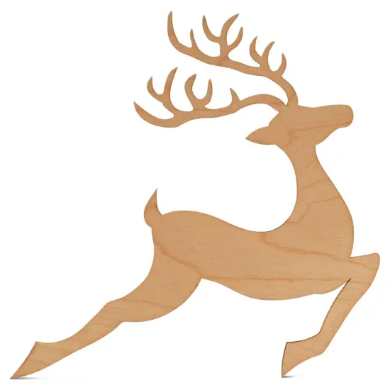 Christmas Wood Reindeer Cutout, From 8"- 18" | Woodpeckers {1}