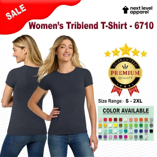 Next Level&reg; Women&rsquo;s Triblend T-Shirt Vintage black {2}