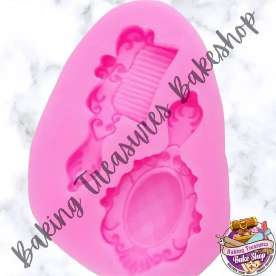 Mirror and Comb Silicone Mold {1}