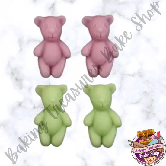 Stuffed Teddy 6 Cavity Silicone Mold {4}