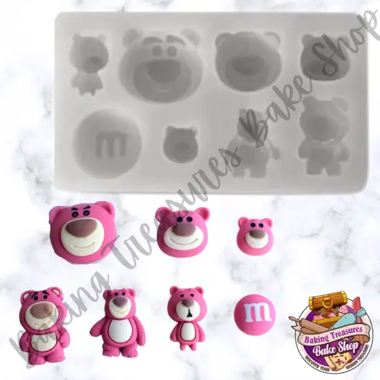 Cartoon Bear silicone molds {1}