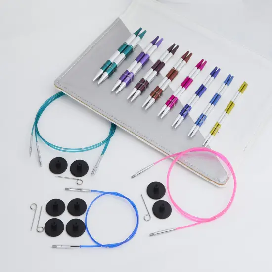 KnitPro-Smart Stix Deluxe Interchangeable Knitting Ndle Set-Set Of 7 Pair - Special {4}