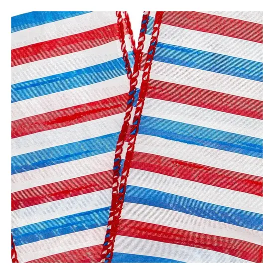 American Horizontal Striped Ribbon 2.5" x 10 Yards {6}