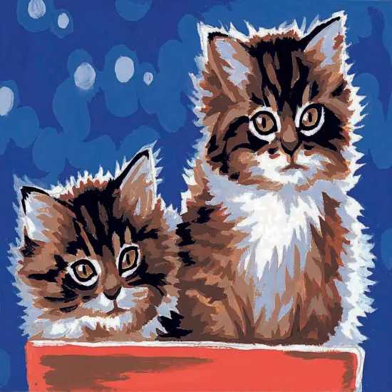 Needlepoint Kit Kittens MRCK76660223 Margot de Paris Printed Tapestry Canvas {1}
