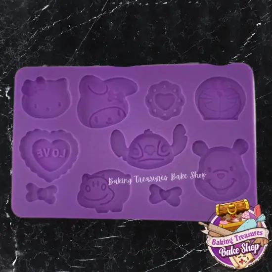 Character Face Silicone Mold #1 {2}