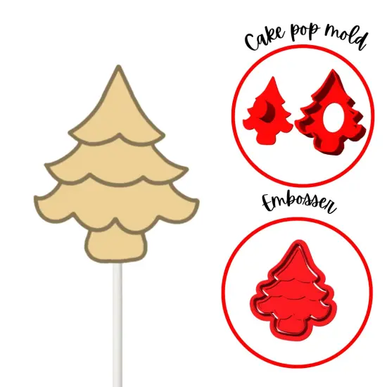 Tree Christmas Cake pop mold {3}