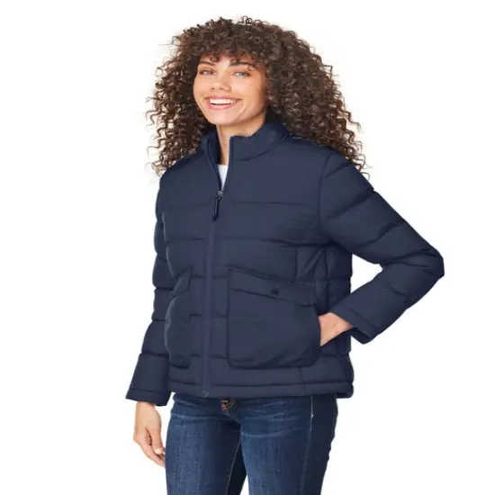 CORE365&reg; Ladies' Inspire Puffer Jacket CARBON {4}