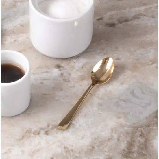Fino 4.5-Inch Gold Plated Demi Spoon {3}