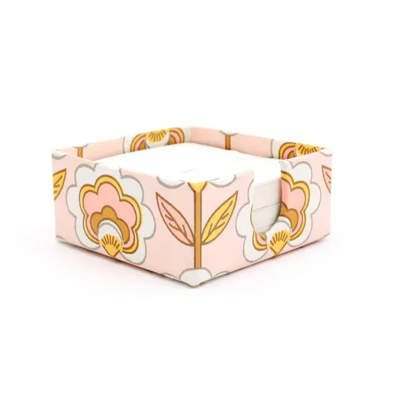 Handmade Paper Memo Slip Gift Box - Peach-3 X 1.5 Inch {2}