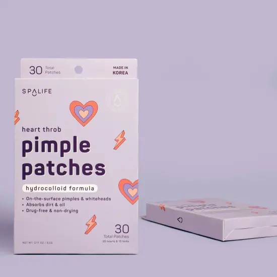 HEART SHAPED PIMPLE PATCHES {3}