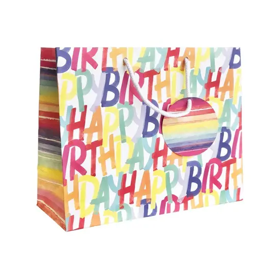 Festive Patterned Gift Bags 10" X 5" X 12-1/2" {1}