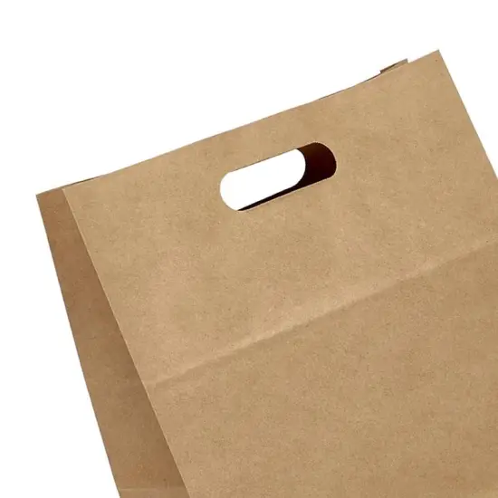 Premium Die Cut Handle Paper Bags Spacious 11" x 6" x 11" {4}