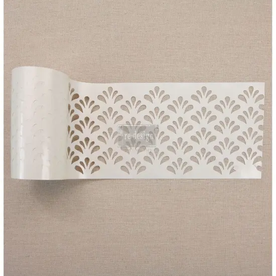 Redesign Stick & Style Stencil Roll - Eastern Fountain - 1 roll - 4in x 15yards self-adhesive plastic on roll  {1}