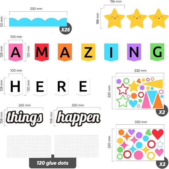 Classroon Bulletin Board Decoration Set {3}