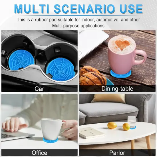 Halloween Non-Slip Silicone Insert Coasters {5}