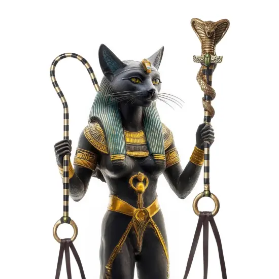 Egyptian Cobra/Pharaoh Scepters Costume Accessory Set {3}