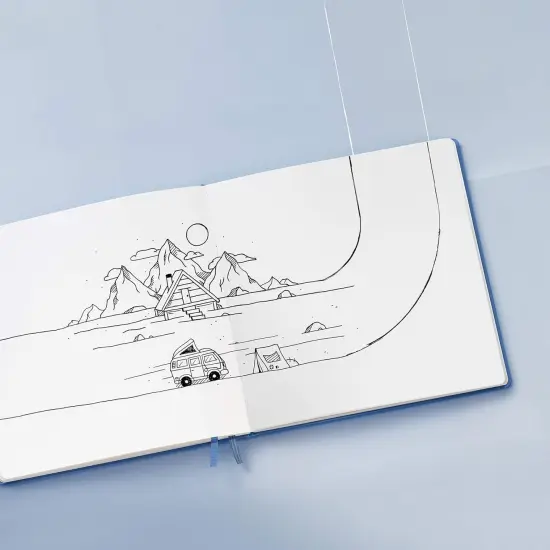 Square Hardcover Sketchbook (Lemon) {2}