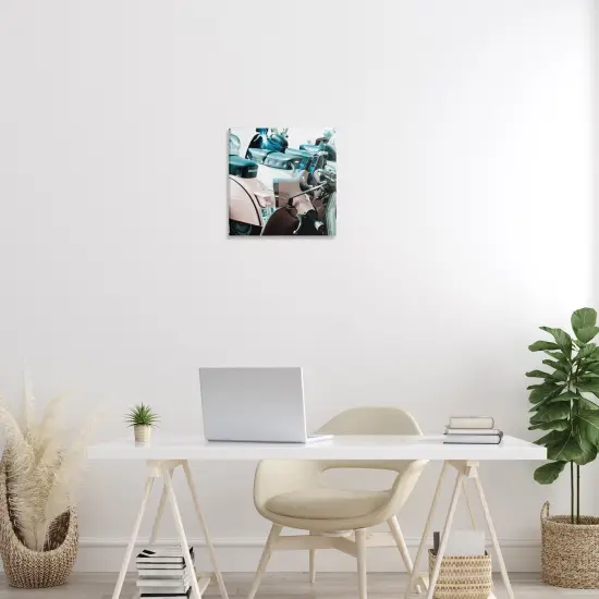 Stupell Industries Retro Italian Scooter Canvas Wall Art Design by Deborah Revell {2}