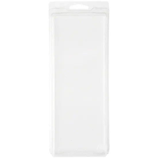 Collecting Warehouse Clear Plastic Clamshell Package / Storage Container, 8.19" H x 3" W x 1.5" D {1}