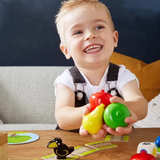 HABA My Very First Games - First Orchard Toddler Game -Cooperative Toddler Board Games for 2 Year Olds - Made in Germany Multicolor {6}