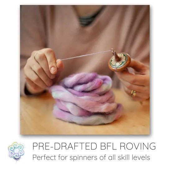 Hand Dyed BFL Wool Roving: Gorgeous tonal colorways for easy needle felting, hand spinning or weaving. Choose 1oz or 4oz {6}
