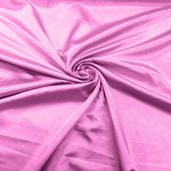 1 Yard Stretch Charmeuse Satin Fabric Silky Lightweight Satin 58-60 inches Wide Candy Pink {1}