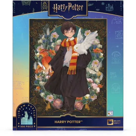 New York Puzzle Company Harry Potter 500 Piece Piece Jigsaw Puzzle {1}