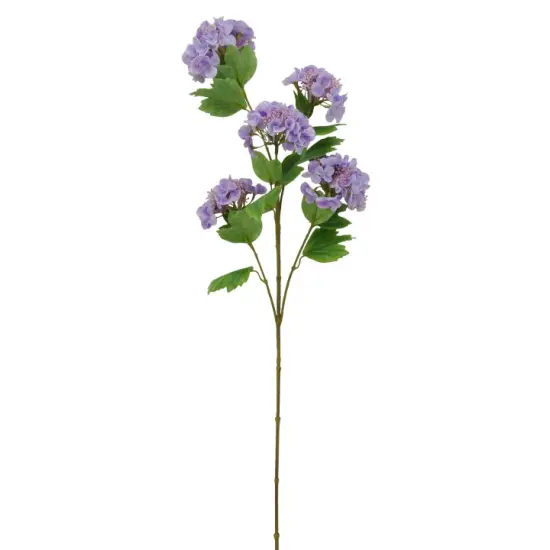 37" Artificial Snowball Spray - Green, Lavender, Pink, or Yellow for Spring Decor Purple {1}