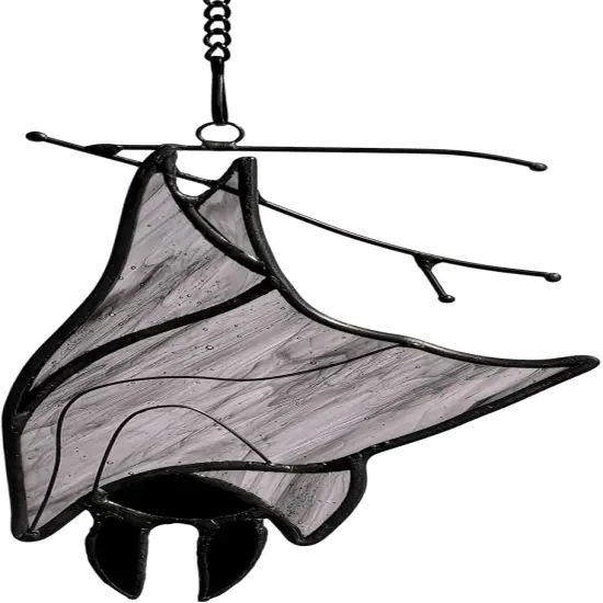 Stained Glass Bat Decor {1}