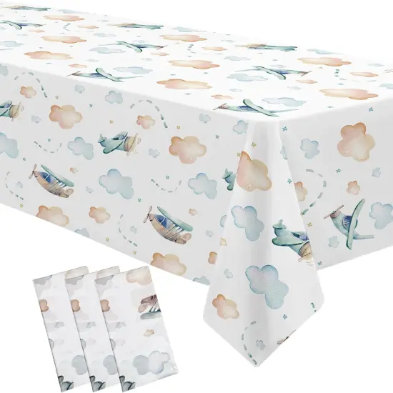 Airplane Party Decorations Tablecloth {1}