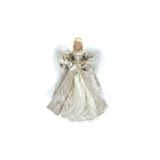 Silver Elegant Angel Tree Topper - 16" {2}