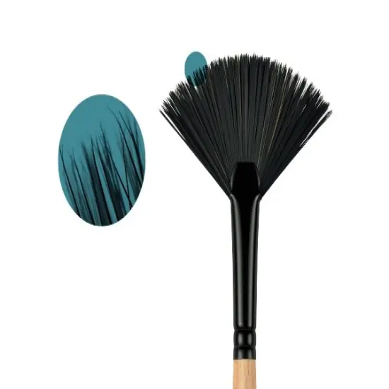 Princeton Catalyst Polytip Brush-Long Handle Fan Size 3 {3}