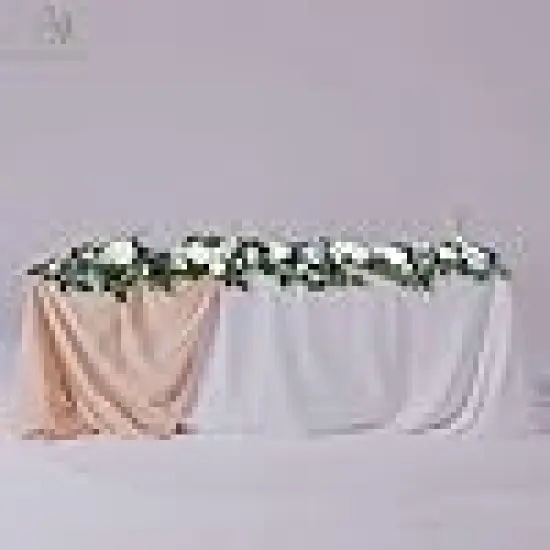 Rose Flower Garland with Lights for Wedding Arch {3}