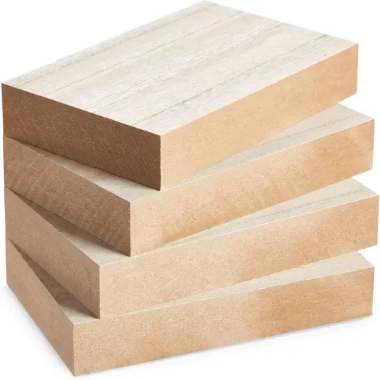 4 Pack Unfinished Wood Blocks for DIY {1}