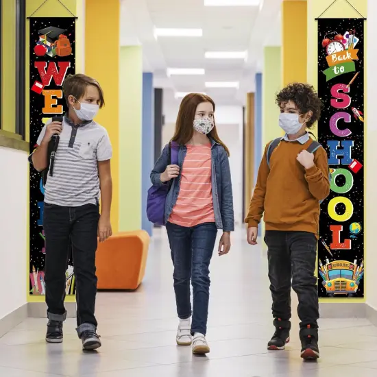Welcome Back to School Banner Banner for Doorway {3}