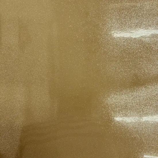 1 Yard Sparkle Glitter Faux Vinyl Fabric Shiny Upholstery Automotive Craft Material 54" Width Taupe Beige {1}