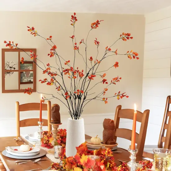 6 Pcs Fall Greenery Stems {3}