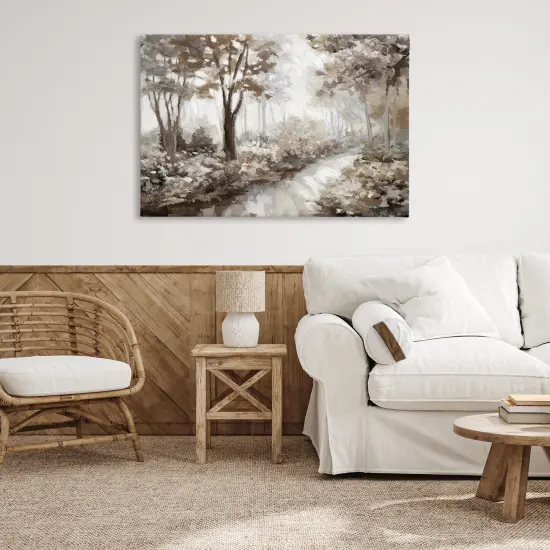 Stupell Industries Misty Forest Stream Canvas By Nan {2}