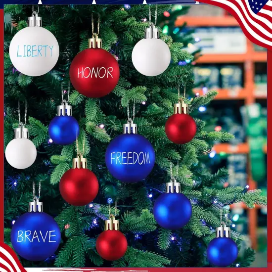 60 Pcs 4th of July Ball Decorations Set 3 Sizes (Letter) {5}