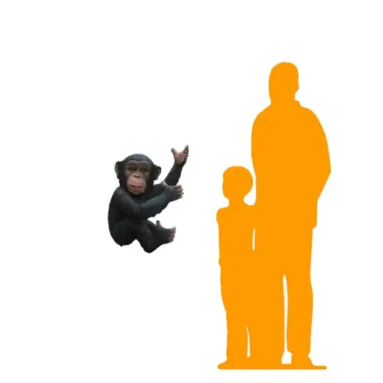 Monkey Chimpanzee Congo Life Size Statue {2}